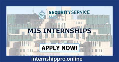 mi5 procurement internship.